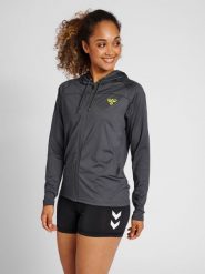 Damska bluza treningowa z kapturem Hummel GG-12. Szare bluzy z kapturem Hummel, na wiosnę, xs, bez wzorów, z elastanu, z kapturem, na fitness i siłownię. Za 160.70 zł.