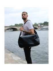 Maison héritage PARIS Skórzana torba podróżna "Jax" w kolorze czarnym - 60 x 34 x 14 cm rozmiar: onesize. Czarne torby podróżne maison héritage PARIS, bez wzorów, z materiału, przez ramię. Za 434.99 zł.