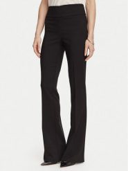 Rinascimento Spodnie materiałowe CFC0130140003 Czarny Flare Fit. Czarne spodnie materiałowe Rinascimento, bez wzorów, z materiału. Za 464.99 zł.