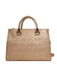 Liu Jo Torebka Ecs M Satchel AF5008 E0538 Złoty. Żółte torebki klasyczne Liu Jo, bez wzorów, ze skóry, bez dodatków. Za 609.99 zł.