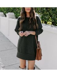 Milan Kiss Sukienka w kolorze khaki rozmiar: M. Brązowe sukienki Milan Kiss, na co dzień, m, bez wzorów, bez kołnierzyka, bez ramiączek, mini, proste. Za 152.99 zł.