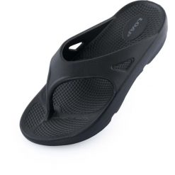 Damskie klapki Loap Kara czarne. Czarne klapki LOOP, bez wzorów, sportowe, bez obcasa, bez zapięcia. Za 140.99 zł.