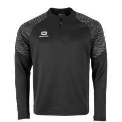 Bluza dresowa 1/4 zip Stanno Bolt. Czarne bluzy z kapturem STANNO, xl, bez wzorów, z dresówki, bez kaptura, na fitness i siłownię. Za 243.25 zł.