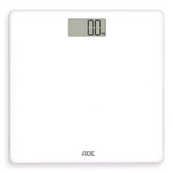 Waga łazienkowa, do 180 kg, 30 x 30 cm, biała. Białe wagi łazienkowe ADE. Za 139.90 zł.
