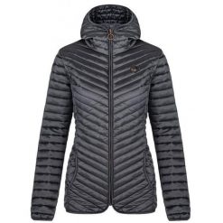 Damska kurtka miejska Loap Ixanda w kolorze szarym. Szare kurtki ZSPORT, na jesień, bez wzorów, bez kaptura. Za 223.99 zł.