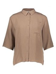 JDY Bluzka "Divya Life" w kolorze jasnobrązowym rozmiar: S. Brązowe bluzki JDY, s, bez wzorów, bez kołnierzyka, bez ramiączek. Za 74.99 zł.