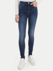 Tommy Jeans Jeansy Nora DW0DW19254 Niebieski Skinny Fit. Niebieskie jeansy Tommy Jeans, bez wzorów, z bawełny. Za 409.99 zł.