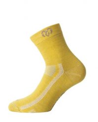 Skarpety Trekkingowe Lasting WKS 70% Merino Wool Żółty (208) XL (46-49). Żółte skarpetki LASTING, bez wzorów, z dzianiny. Za 51.00 zł.