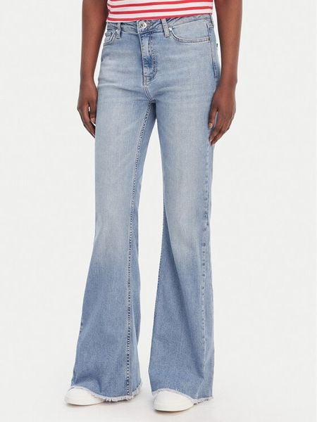 JOOP! Jeans Jeansy Milena-Oh 30102869 Niebieski Bootcut Fit. Niebieskie jeansy Joop! Jeans, bez wzorów, z bawełny. Za 531.99 zł.