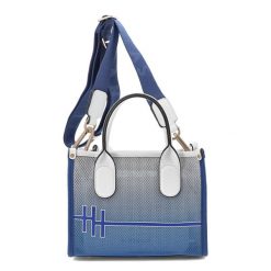 Granatowa Torebka Hispanitas Stylowy Kuferek Damskie. Białe torebki klasyczne Hispanitas, bez wzorów, eleganckie, bez dodatków. Za 413.99 zł.