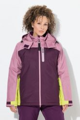 Damskie Kurtka sportowa HYPRAR wodoodporna kaptur. Czerwone kurtki narciarskie Ulla Popken, plus size, bez wzorów, z materiału, bez kaptura, narciarskie. Za 739.99 zł.