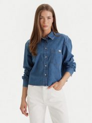 Calvin Klein Jeans Koszula jeansowa New Dad LV047F790G Niebieski Regular Fit. Niebieskie koszule Calvin Klein Jeans, m, bez wzorów, z bawełny, bez kołnierzyka, bez ramiączek. Za 369.99 zł.