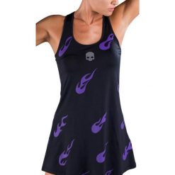 Sukienka tenisowa damska Hydrogen Flames Dress. Czarne sukienki HYDROGEN, s, bez wzorów, sportowe, bez kołnierzyka, bez ramiączek, sportowe. Za 399.00 zł.