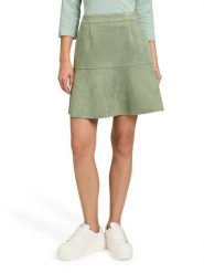 CARTOON Spódnica w kolorze zielonym rozmiar: 42. Zielone spódnice Cartoon, bez wzorów, mini, rozkloszowane. Za 96.37 zł.