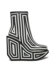 United Nude Botki Wa Bootie Hi 1087951082 Szary. Szare botki United Nude, bez wzorów, z materiału, bez obcasa, na koturnie, bez zapięcia. Za 1,669.00 zł.