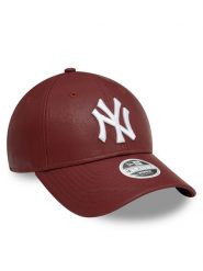 New Era Czapka z daszkiem New York Yankees Crinkled Pu 9Forty 60595395 Bordowy. Czerwone czapki z daszkiem New Era, bez wzorów, z bawełny. Za 109.99 zł.