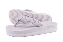Japonki basenowe damskie Flip Flop Comfy Weave. Fioletowe japonki Flip Flop, bez wzorów, z gumy. Za 111.99 zł.