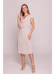 Stylove Sukienka w kolorze jasnoróżowym rozmiar: S. Różowe sukienki Stylove, s, bez wzorów, bez kołnierzyka, bez ramiączek, midi. Za 222.94 zł.