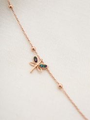 Lodie Silver Srebrna bransoletka z zawieszką na kostkę rozmiar: onesize. Szare bransoletki Lodie Silver, z cyrkonią, srebrne. Za 67.95 zł.