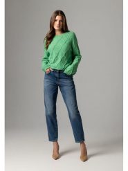 More & More Sweter w kolorze zielonym rozmiar: 42. Zielone swetry More & More, bez wzorów, bez ramiączek. Za 125.85 zł.