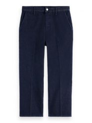 Scotch & Soda Spodnie chino w kolorze granatowym rozmiar: W30/L30. Niebieskie chinosy Scotch & Soda, bez wzorów, z bawełny. Za 254.95 zł.