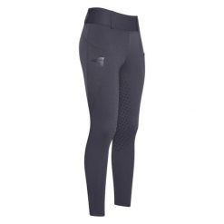 Damskie legginsy jeździeckie z pełną przyczepnością Easy Rider Don. Szare legginsy EASY RIDER, bez wzorów. Za 317.50 zł.