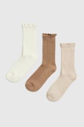 Skarpety 3-pack. Skarpetki MOODO, bez wzorów, z bawełny. Za 39.99 zł.