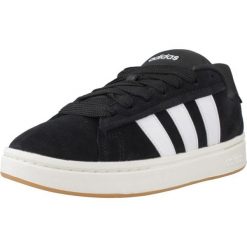 Buty ADIDAS GRAND COURT ALPHA 0 Czarny. Czarne trekkingi adidas, bez wzorów, z materiału, bez zapięcia, trekkingowe. Za 394.95 zł.