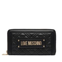 Portfel LOVE MOSCHINO. Czarne portfele Love Moschino, bez wzorów. Za 439.99 zł.