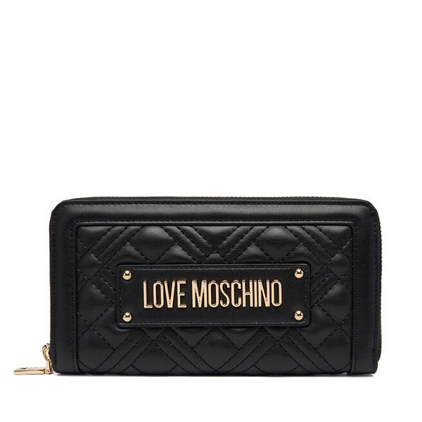 Portfel LOVE MOSCHINO. Czarne portfele Love Moschino, bez wzorów. Za 278.99 zł.
