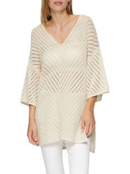 S.OLIVER RED LABEL Sweter w kolorze beżowym rozmiar: 40. Brązowe swetry s.Oliver RED LABEL, s, bez wzorów, z bawełny, bez ramiączek. Za 140.53 zł.