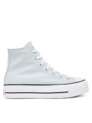 Converse Trampki Chuck Taylor All Star Lift Platform A11873C Błękitny. Niebieskie trampki Converse, bez wzorów, z materiału, retro, bez zapięcia. Za 419.99 zł.