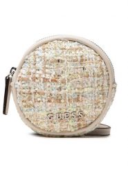 Guess Torebka PW7410 P1405 Beżowy. Brązowe listonoszki Guess, z aplikacjami, z materiału, bez dodatków. Za 239.99 zł.