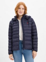 Polo Ralph Lauren kurtka pikowana Kobiety Sztuczne włókno niebieski, M. Niebieskie kurtki Polo Ralph Lauren, m, bez wzorów, z włókna, bez kaptura. Za 1,699.95 zł.