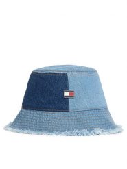 Tommy Jeans Kapelusz AW0AW18363 Niebieski. Niebieskie kapelusze Tommy Jeans, bez wzorów, z bawełny. Za 229.99 zł.