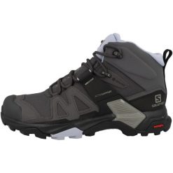 Buty trekkingowe damskie Salomon X Ultra 4 Mid Gtx W. Szare buty trekkingowe Salomon, z gore-texu, za kostkę, bez zapięcia. Za 797.00 zł.