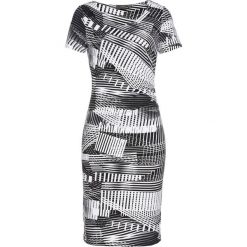 Sukienka shirtowa z nadrukiem bonprix biało-czarny z nadrukiem. Sukienki marki Marie Zélie. Za 59.99 zł.