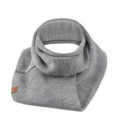 Komin damski zawijany Brødrene k4 j. szary 9940. Szare szaliki i kominy na zimę, bez wzorów, eleganckie. Za 64.90 zł.