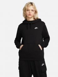 Nike Bluza w kolorze czarnym rozmiar: M. Czarne bluzy Nike, m, bez wzorów, bez ramiączek, z kapturem. Za 237.17 zł.