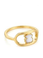 TOUS Pierścionek Camille 1004561814 Złoty. Żółte pierścionki tous, metalowe. Za 369.99 zł.