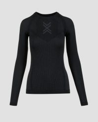 Koszulka z długim rękawem damska X-Bionic XCEED RUN SHIRT LS BLACK/RHINO GREY. Czarne t-shirty sportowe X BIONIC, uniwersalny, bez wzorów, z materiału, bez ramiączek, do biegania. Za 459.99 zł.