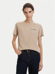 Beverly Hills Polo Club T-Shirt P-SS26W-TS085 Beżowy Regular Fit. Brązowe t-shirty Beverly Hills Polo Club, l, bez wzorów, z bawełny, bez kołnierzyka, bez ramiączek. Za 139.99 zł.