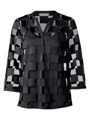 Heine Bluzka w kolorze czarnym rozmiar: 34. Czarne bluzki Heine, bez wzorów, bez kołnierzyka, bez ramiączek. Za 173.99 zł.