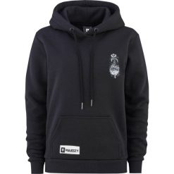 Bluza damska z kapturem MAJESTY. Czarne bluzy Majesty, na zimę, bez wzorów, sportowe, bez ramiączek, z kapturem. Za 329.00 zł.