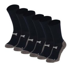 Skarpety Antypoślizgowe do Piłki Nożnej Pro - 6 par - Granatowy. Niebieskie skarpetki XTREME SOCKSWEAR, bez wzorów, z bawełny. Za 210.49 zł.