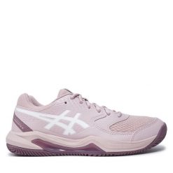 Buty do tenisa Asics. Czerwone buty treningowe ASICS, bez wzorów, bez zapięcia, tenisowe. Za 329.99 zł.
