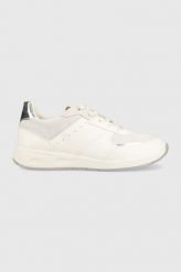 Geox sneakersy D BULMYA A kolor biały D25NQA 022BC C1098. Białe buty sportowe lifestyle Geox, bez wzorów, z gumy, sportowe, z okrągłym noskiem, bez zapięcia. Za 429.99 zł.