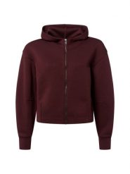 Opus Damska kurtka z kapturem - Gulnora Kobiety czerwony marmurkowy, 42. Czerwone kurtki Opus, uniwersalny, bez wzorów, z kapturem. Za 449.95 zł.