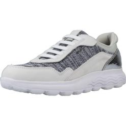 Buty GEOX D SPHERICA Szary. Szare buty trekkingowe Geox, ze skóry, bez zapięcia. Za 258.99 zł.