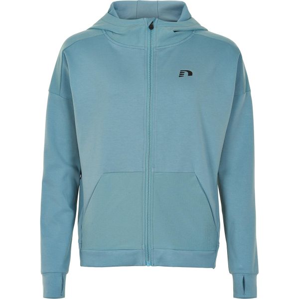 Damska bluza z kapturem Newline zip thru. Czarne bluzy z kapturem Newline, l, bez wzorów, z materiału, z kapturem, do biegania. Za 324.00 zł.
